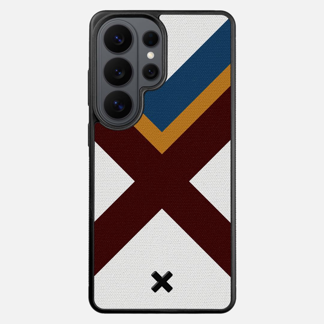 Range Case for the Samsung Galaxy S26 Ultra featuring a UV Printed Cotton Canvas backer with the Keyway X Mark#Phone Model_Galaxy S26 Ultra