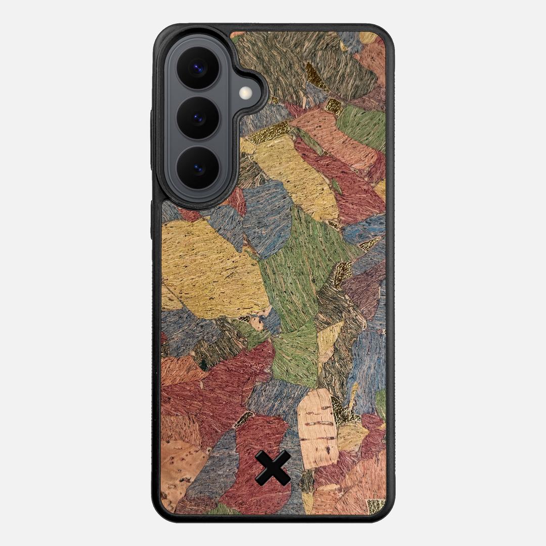 Terrazzo Cork Case for the Samsung Galaxy S26 Plus featuring a Genuine Cork backer with the Keyway X Mark#Phone Model_Galaxy S26 Plus