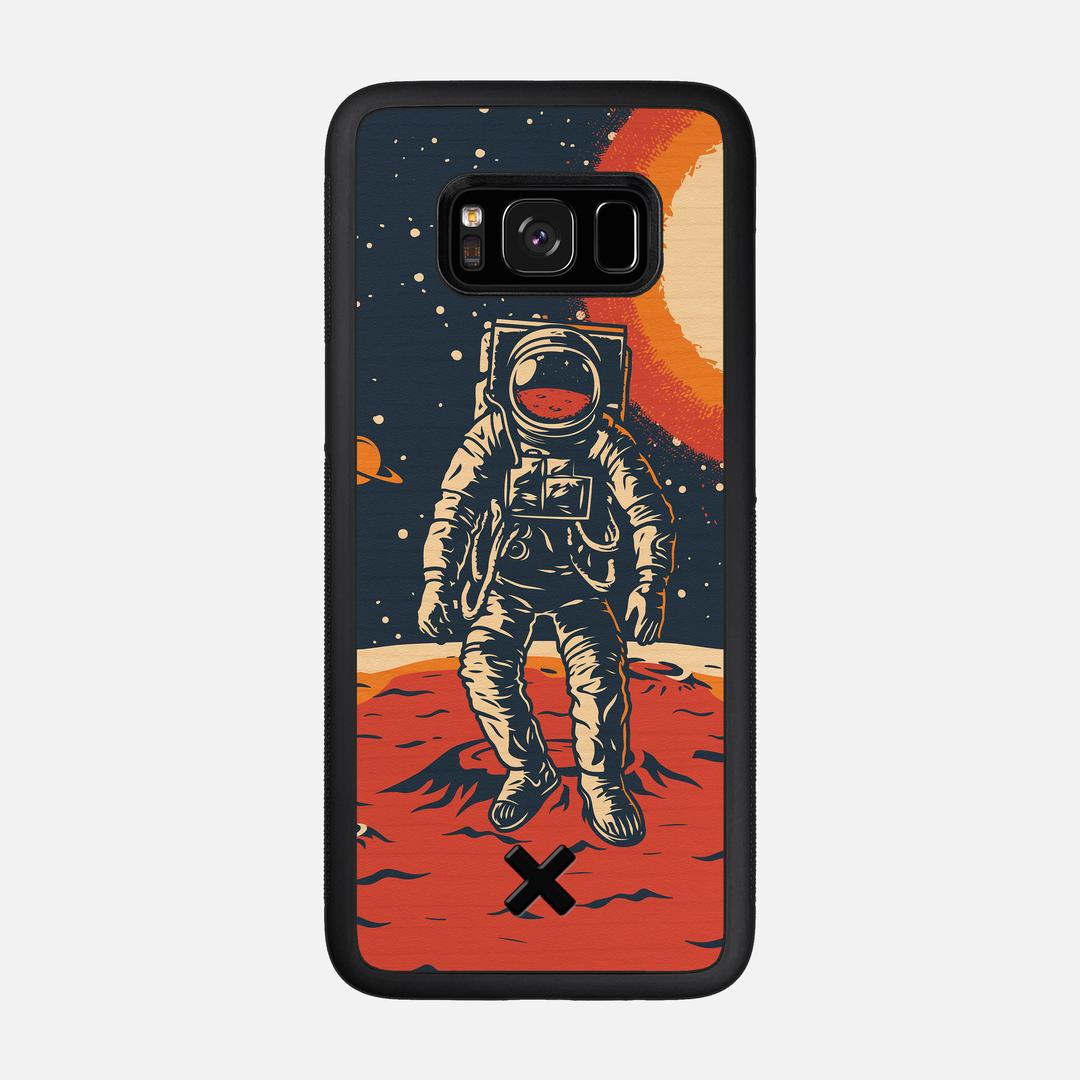 Cosmo Case for the Samsung Galaxy S8 featuring a UV Printed Wenge Wood backer with the Keyway X Mark#Phone Model_Galaxy S8