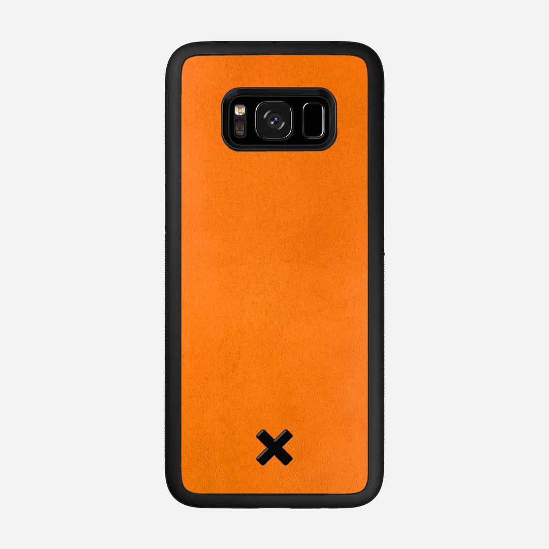 Honey Leather Case for the Samsung Galaxy S8 featuring a Genuine Leather backer with the Keyway X Mark#Phone Model_Galaxy S8