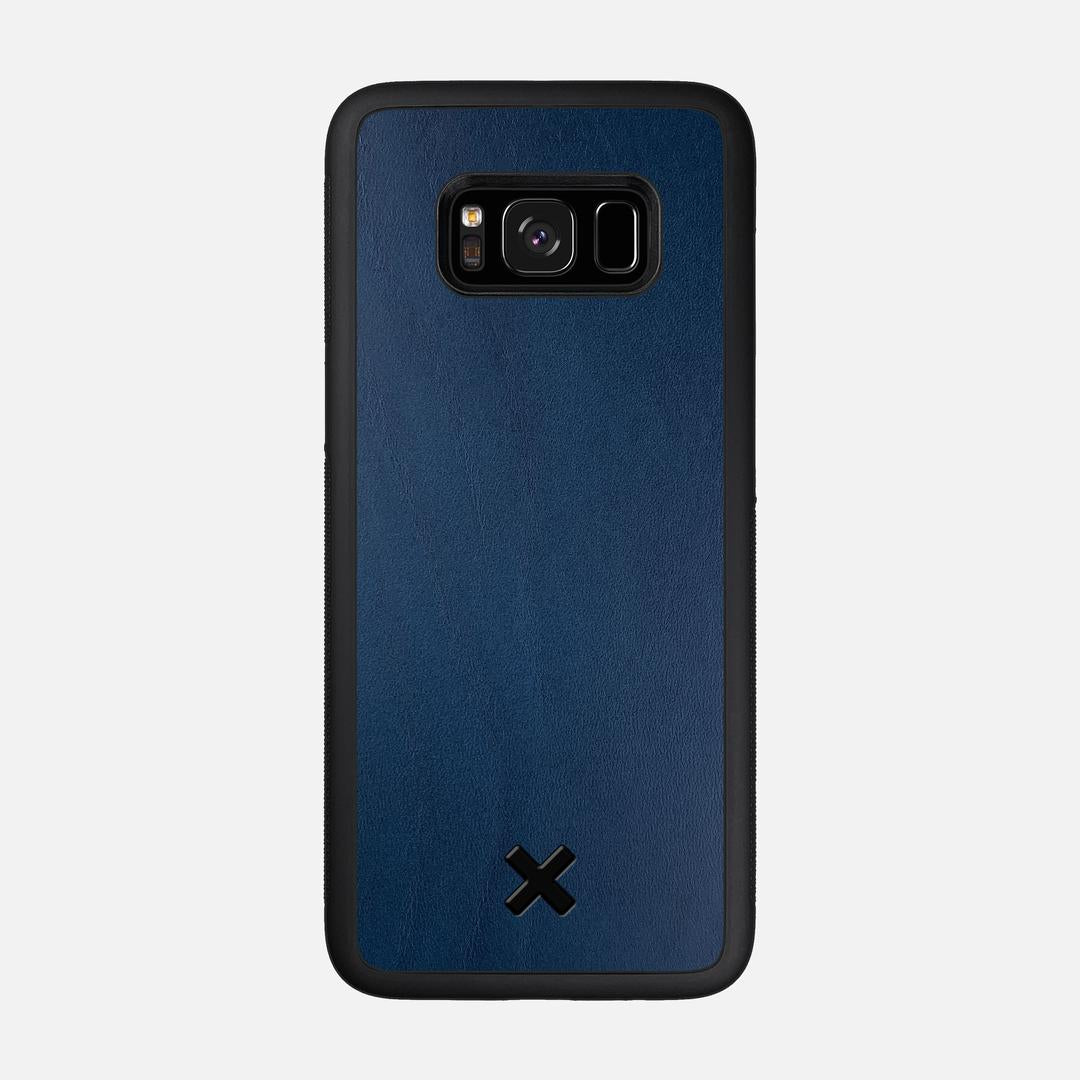 Midnight Leather Case for the Samsung Galaxy S8 featuring a Genuine Leather backer with the Keyway X Mark#Phone Model_Galaxy S8