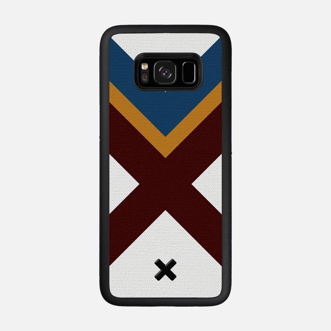 Range Case for the Samsung Galaxy S8 featuring a UV Printed Cotton Canvas backer with the Keyway X Mark#Phone Model_Galaxy S8