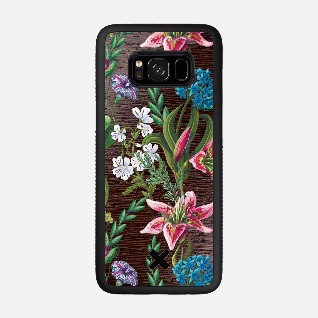 Stargazer Case for the Samsung Galaxy S8 featuring a UV Printed Wenge Wood backer with the Keyway X Mark#Phone Model_Galaxy S8
