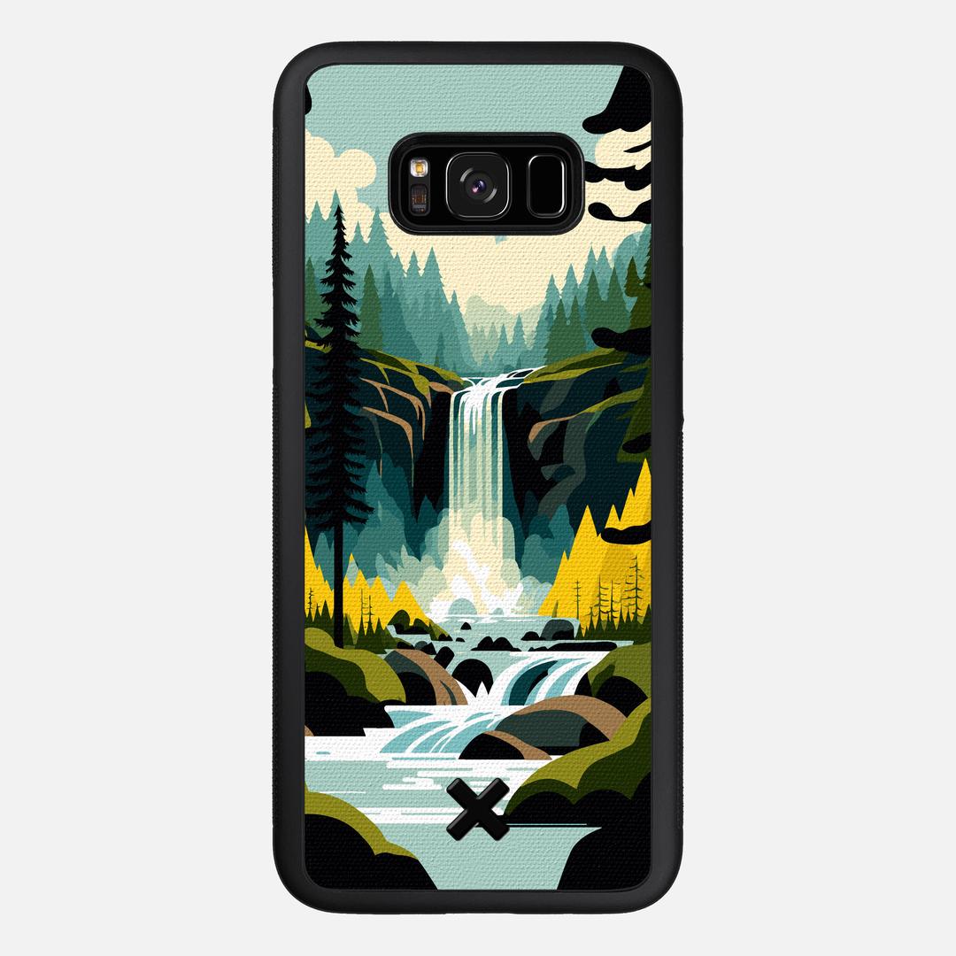 Cascade Case for the Samsung Galaxy S8 Plus featuring a UV Printed Cotton Canvas backer with the Keyway X Mark#Phone Model_Galaxy S8 Plus