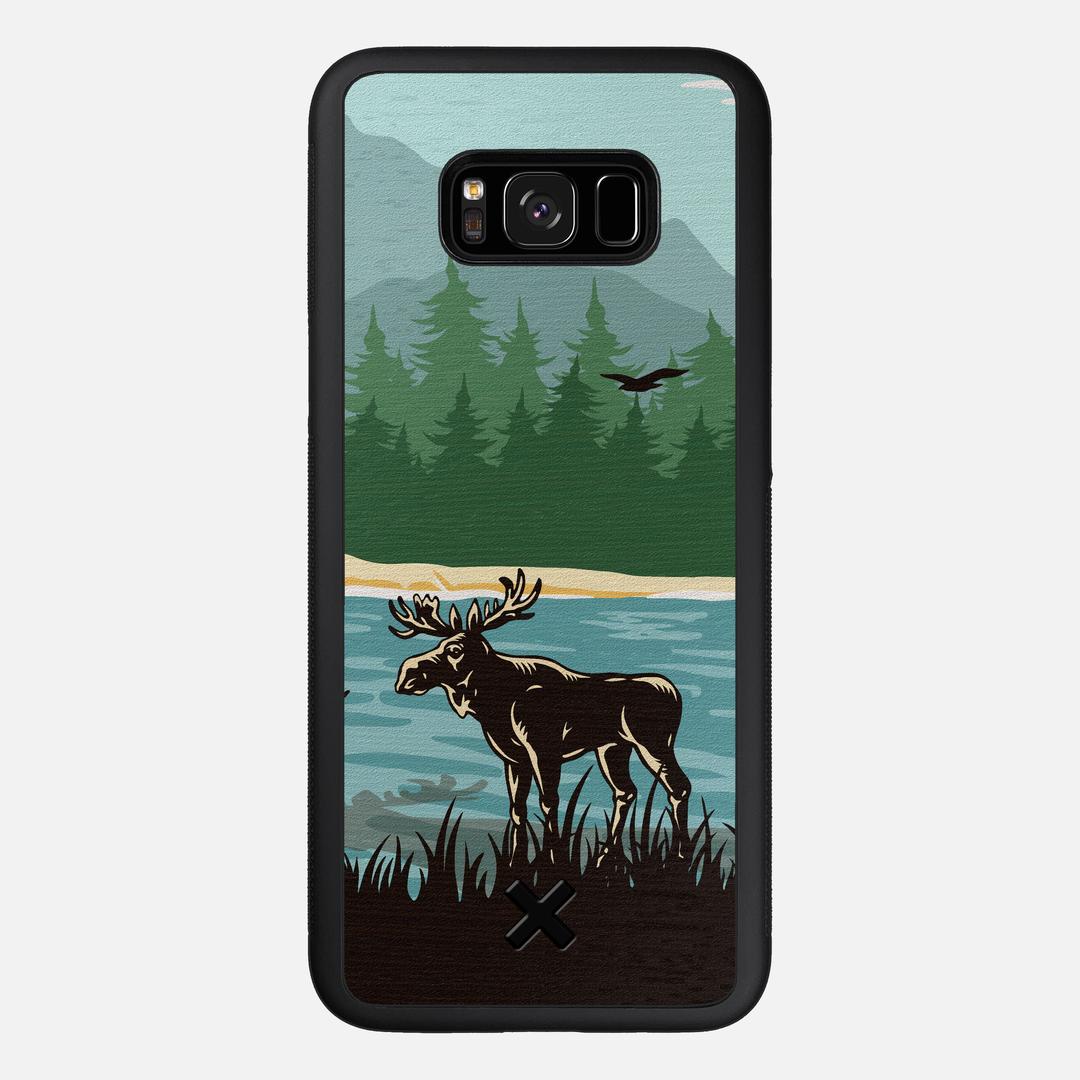Moose Tracks Case for the Samsung Galaxy S8 Plus featuring a UV Printed Wenge Wood backer with the Keyway X Mark#Phone Model_Galaxy S8 Plus