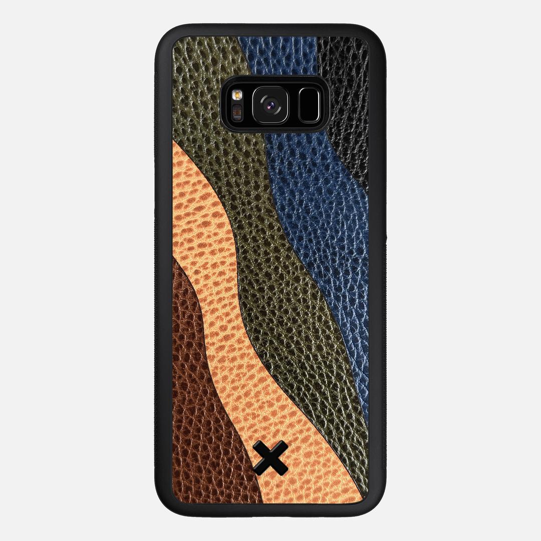 Sable Leather Case for the Samsung Galaxy S8 Plus featuring a Genuine Leather backer with the Keyway X Mark#Phone Model_Galaxy S8 Plus