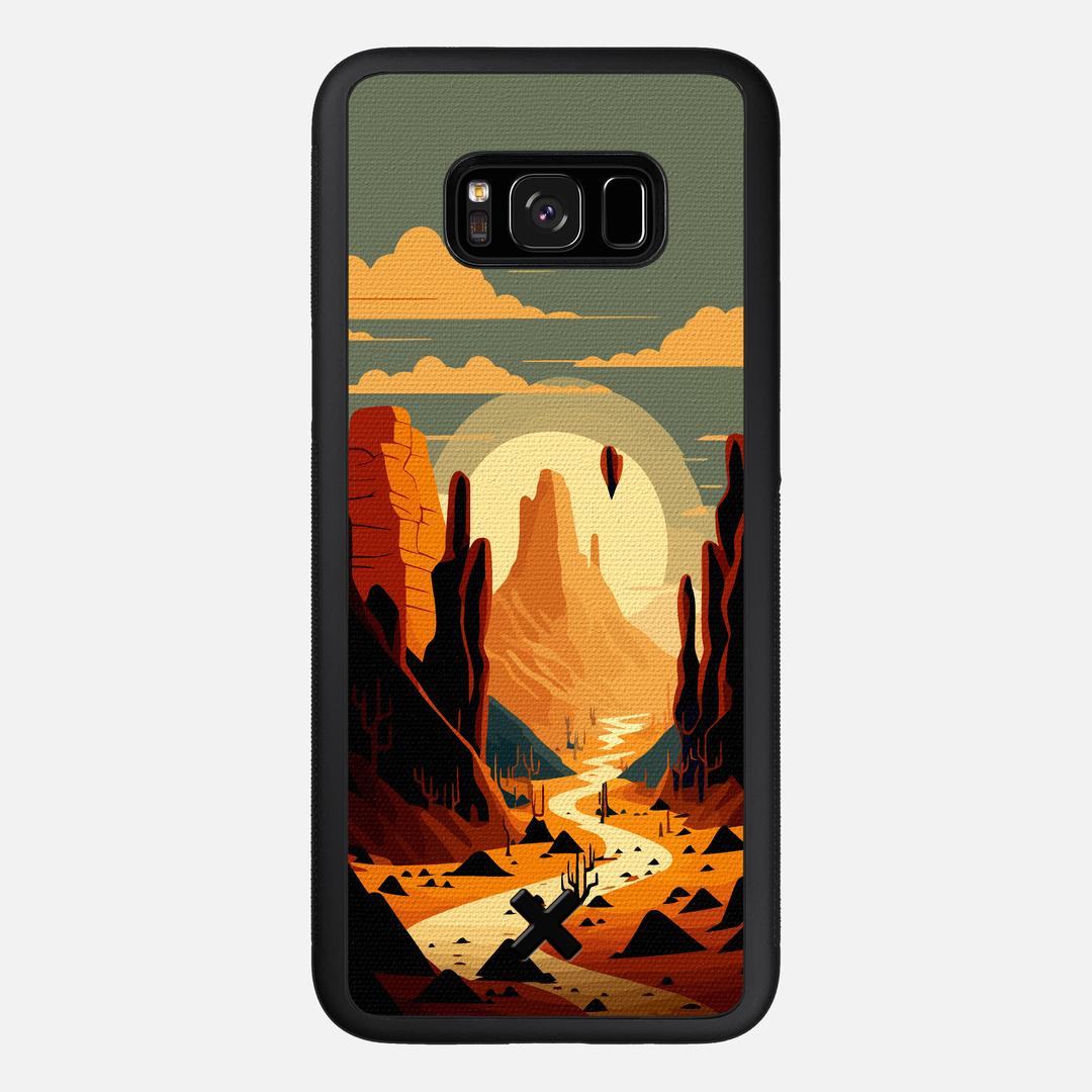 Terra Case for the Samsung Galaxy S8 Plus featuring a UV Printed Cotton Canvas backer with the Keyway X Mark#Phone Model_Galaxy S8 Plus