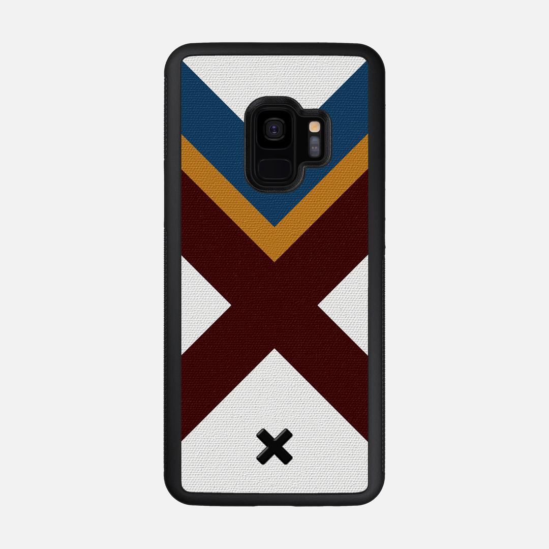 Range Case for the Samsung Galaxy S9 featuring a UV Printed Cotton Canvas backer with the Keyway X Mark#Phone Model_Galaxy S9