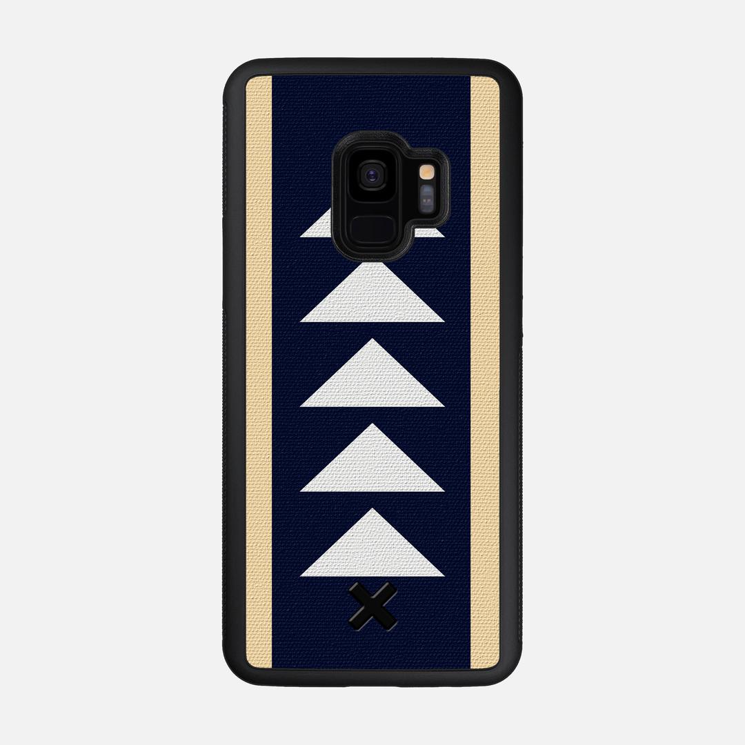 Track Case for the Samsung Galaxy S9 featuring a UV Printed Cotton Canvas backer with the Keyway X Mark#Phone Model_Galaxy S9