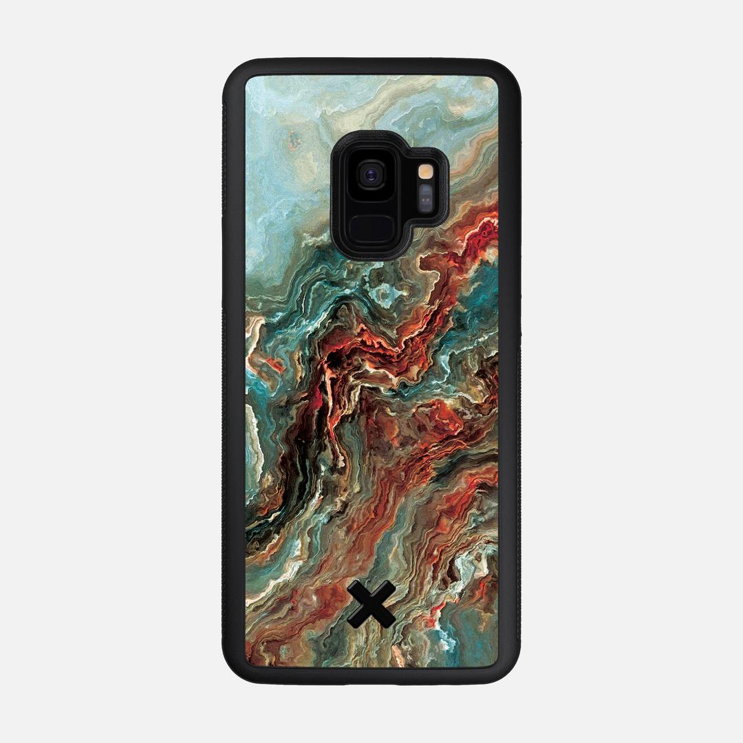 Verona Case for the Samsung Galaxy S9 featuring a UV Printed Wenge Wood backer with the Keyway X Mark#Phone Model_Galaxy S9