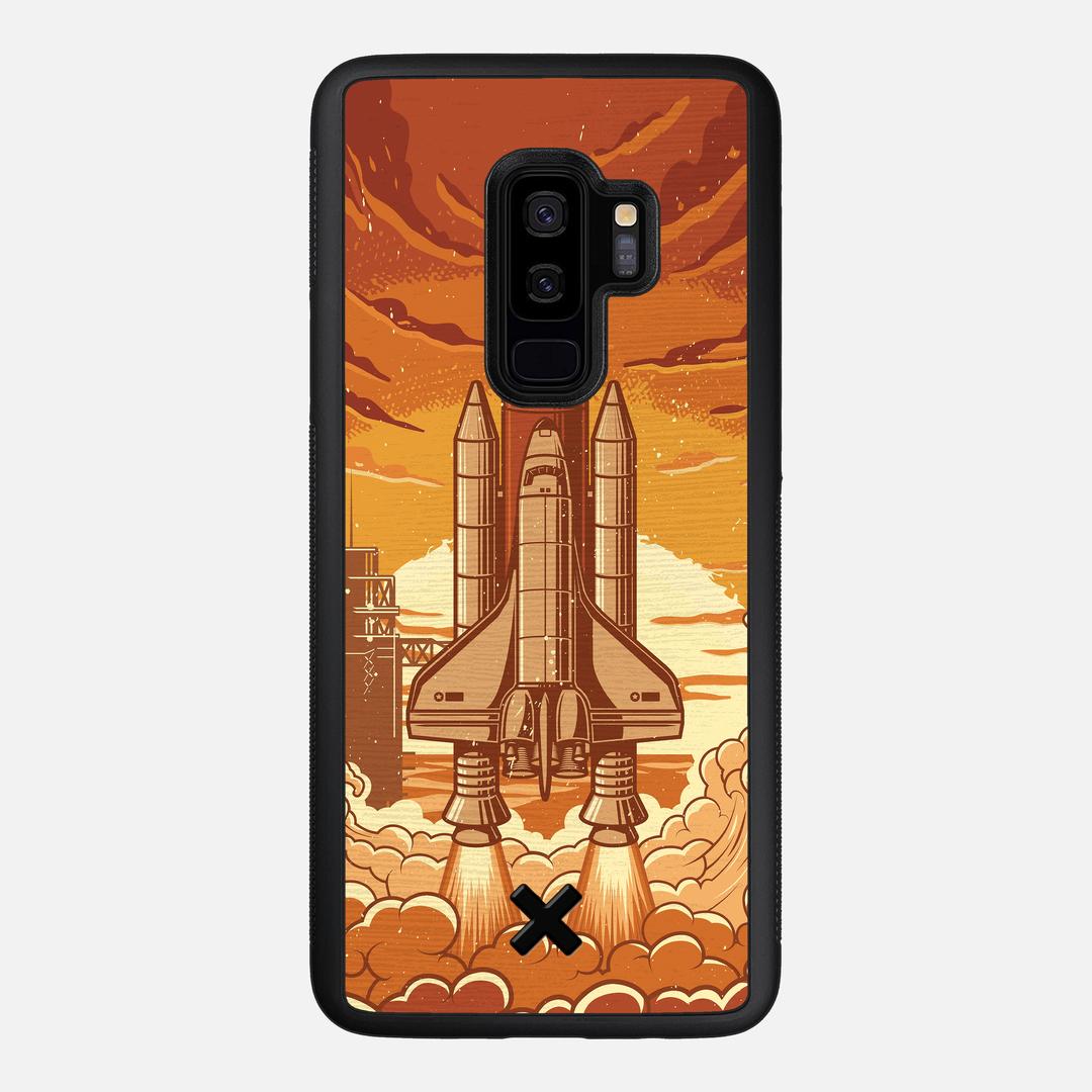 Launch Case for the Samsung Galaxy S9 Plus featuring a UV Printed Wenge Wood backer with the Keyway X Mark#Phone Model_Galaxy S9 Plus
