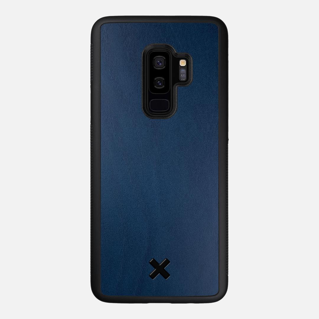 Midnight Leather Case for the Samsung Galaxy S9 Plus featuring a Genuine Leather backer with the Keyway X Mark#Phone Model_Galaxy S9 Plus