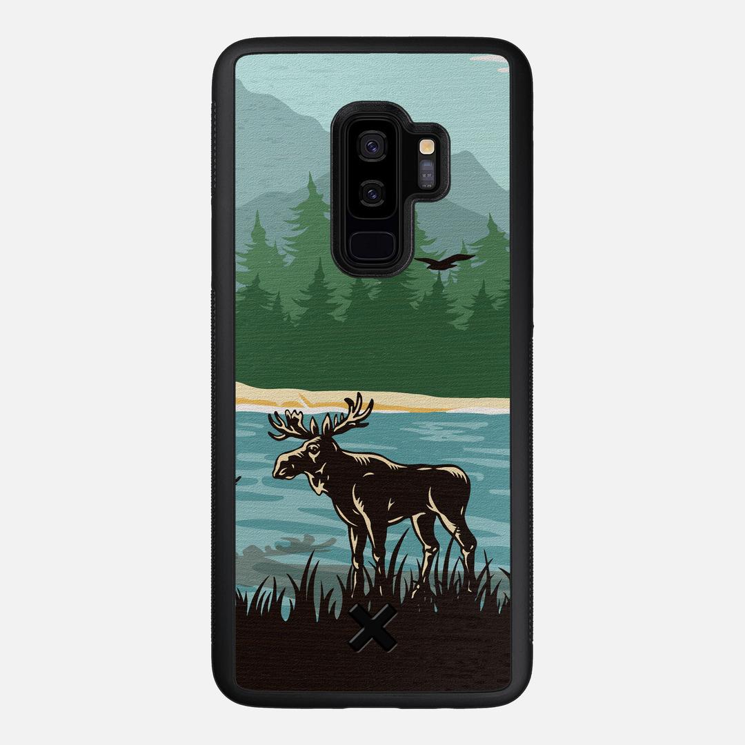 Moose Tracks Case for the Samsung Galaxy S9 Plus featuring a UV Printed Wenge Wood backer with the Keyway X Mark#Phone Model_Galaxy S9 Plus