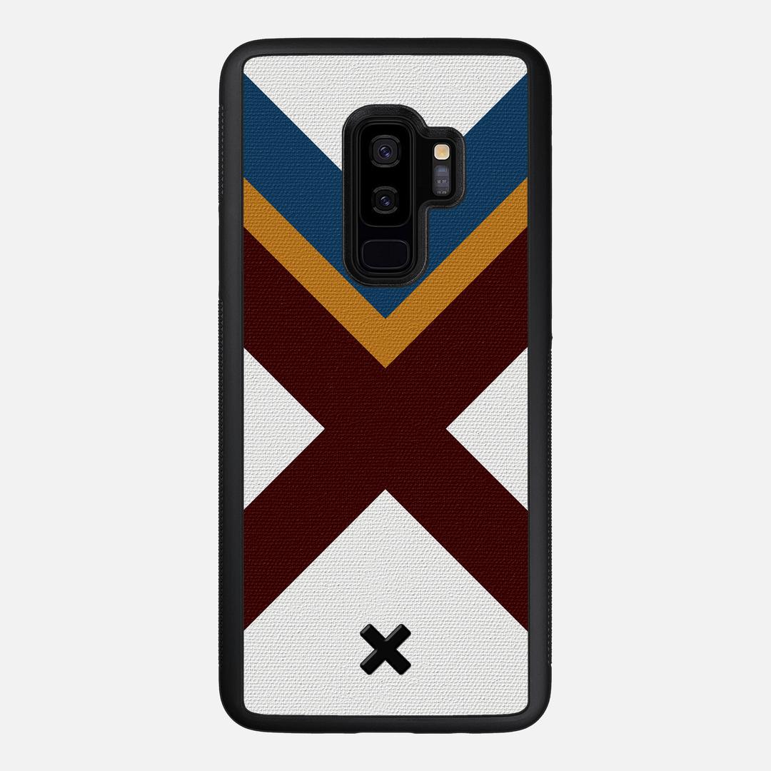Range Case for the Samsung Galaxy S9 Plus featuring a UV Printed Cotton Canvas backer with the Keyway X Mark#Phone Model_Galaxy S9 Plus
