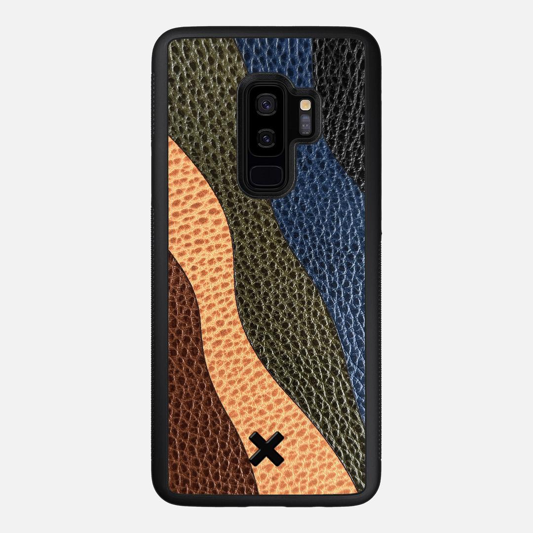 Sable Leather Case for the Samsung Galaxy S9 Plus featuring a Genuine Leather backer with the Keyway X Mark#Phone Model_Galaxy S9 Plus