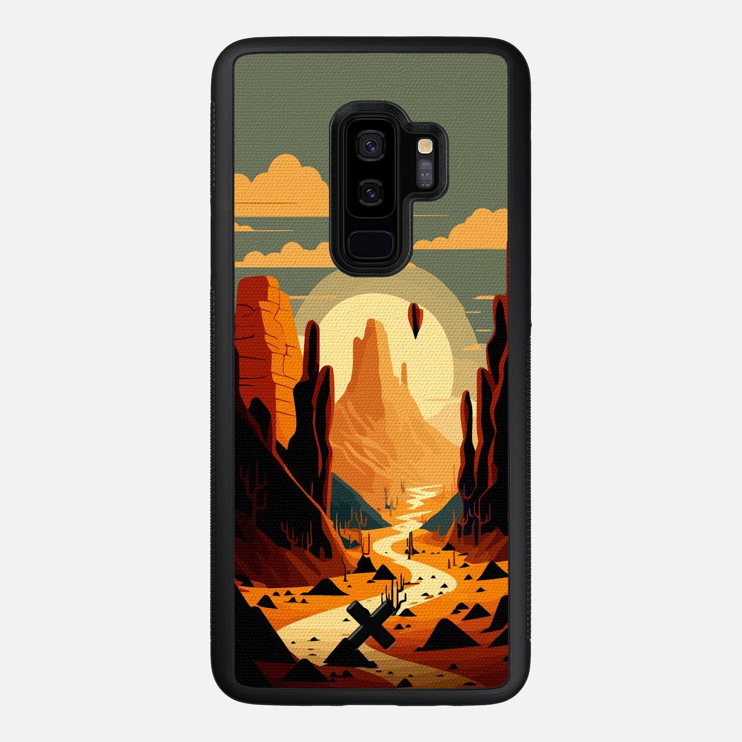 Terra Case for the Samsung Galaxy S9 Plus featuring a UV Printed Cotton Canvas backer with the Keyway X Mark#Phone Model_Galaxy S9 Plus