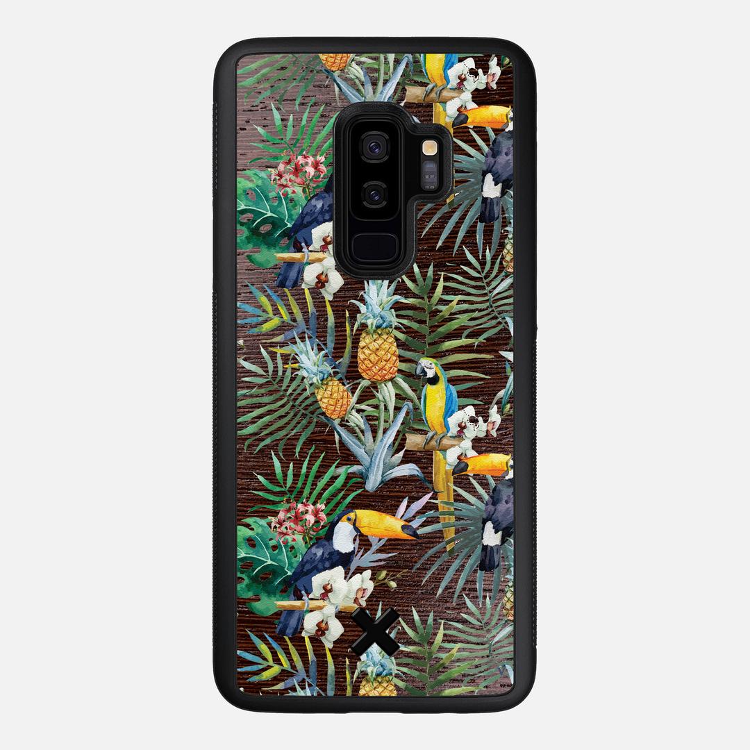 Tropic Case for the Samsung Galaxy S9 Plus featuring a UV Printed and Wenge Wood backer with the Keyway X Mark#Phone Model_Galaxy S9 Plus