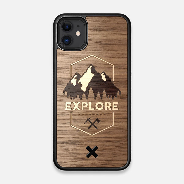 Explore | Handmade Explore Wood iPhone 11 Case by Keyway