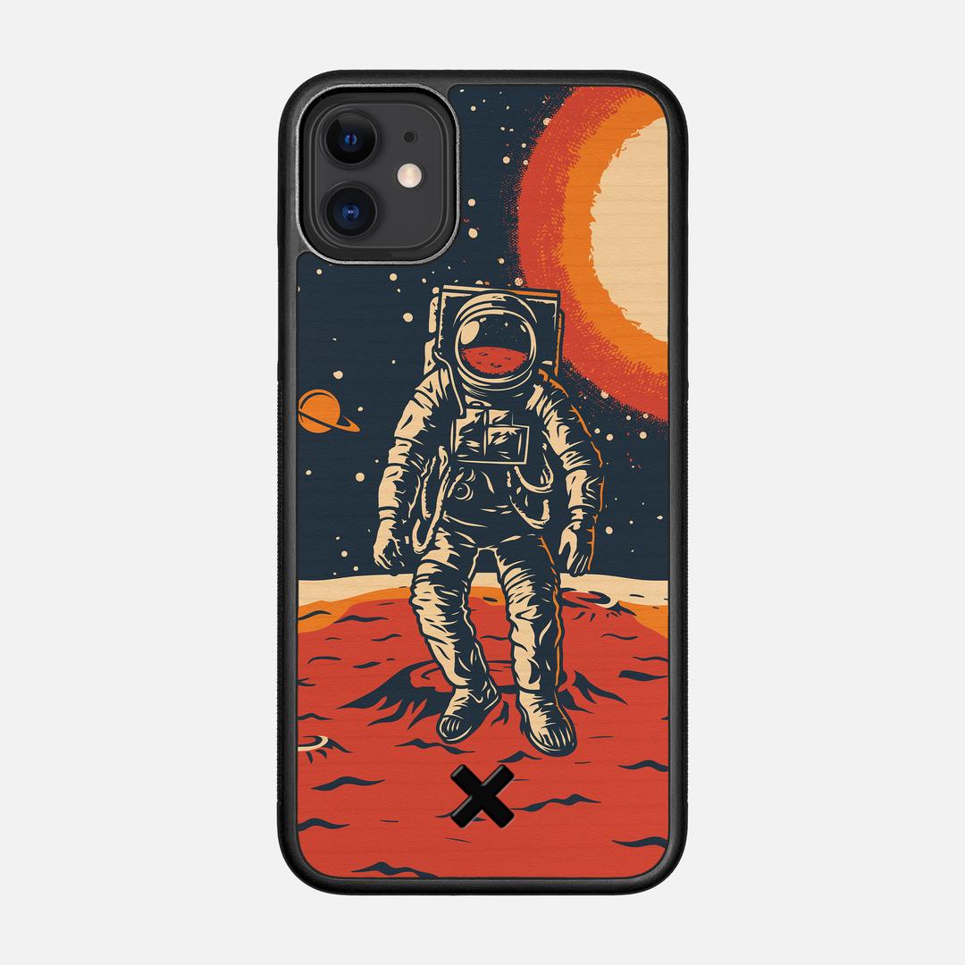 Cosmo Case for the Apple iPhone 11 featuring a UV Printed Wenge Wood backer with the Keyway X Mark#Phone Model_iPhone 11