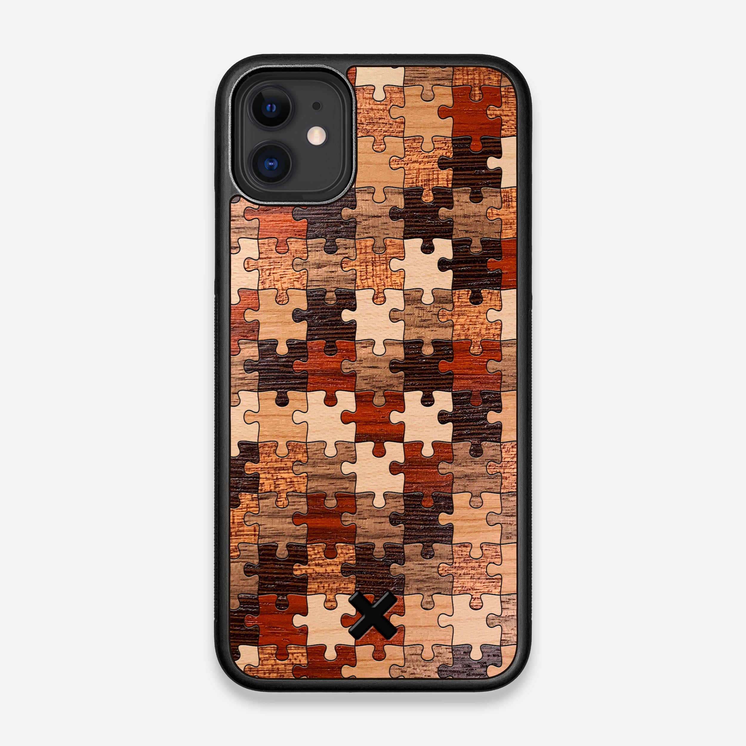 TPU/PC Sides of the Puzzle Wood iPhone 11 Case by Keyway Designs