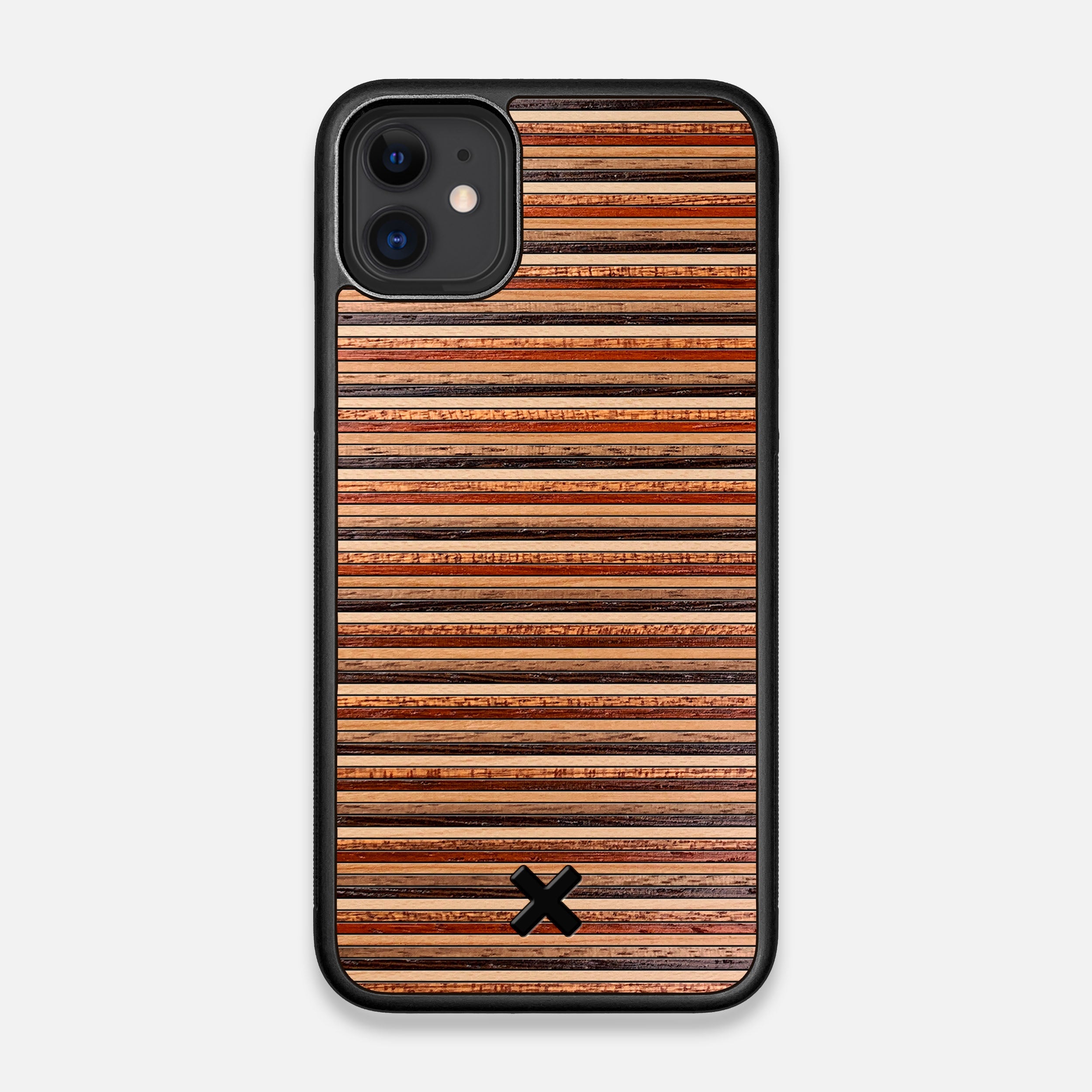 TPU/PC Sides of the Strata Wood iPhone 11 Case by Keyway Designs