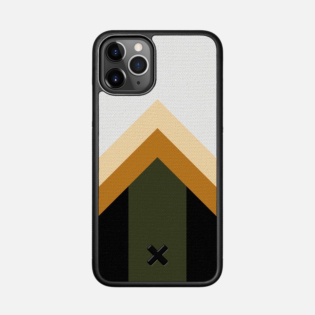 Ascent Case for the Apple iPhone 11 Pro featuring a UV Printed Cotton Canvas backer with the Keyway X Mark#Phone Model_iPhone 11 Pro