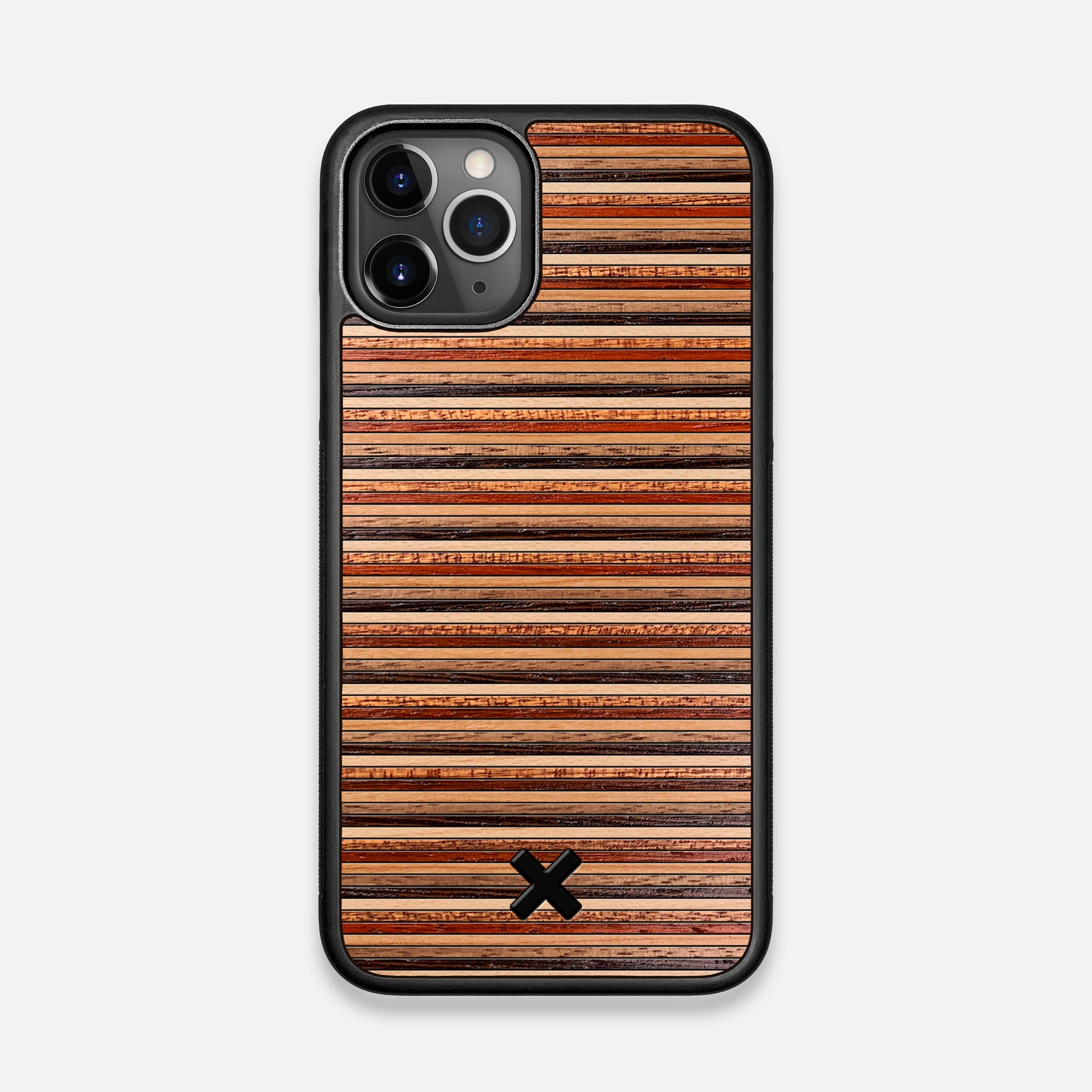 TPU/PC Sides of the Strata Wood iPhone 11 Pro Case by Keyway Designs
