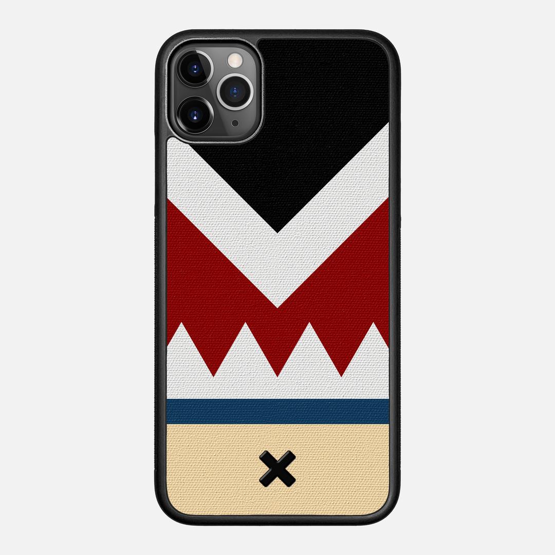 Cove Case for the Apple iPhone 11 Pro Max featuring a UV Printed Cotton Canvas backer with the Keyway X Mark#Phone Model_iPhone 11 Pro Max