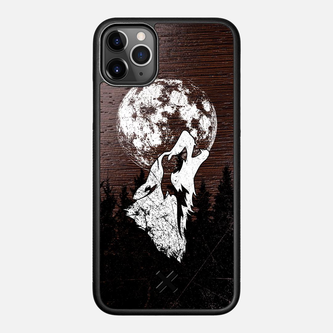 Howl Case for the Apple iPhone 11 Pro Max featuring a UV Printed Wenge Wood backer with the Keyway X Mark#Phone Model_iPhone 11 Pro Max