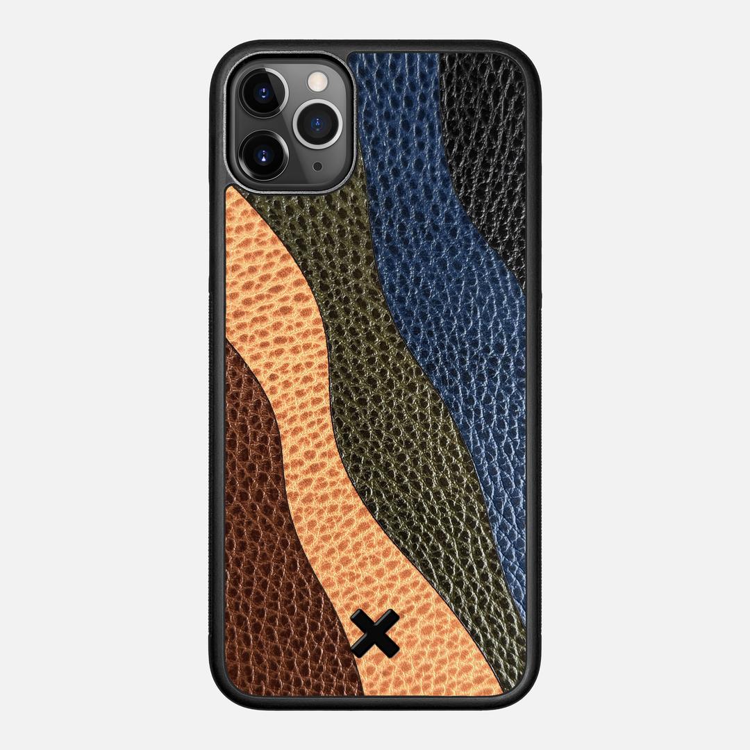 Sable Leather Case for the Apple iPhone 11 Pro Max featuring a Genuine Leather backer with the Keyway X Mark#Phone Model_iPhone 11 Pro Max