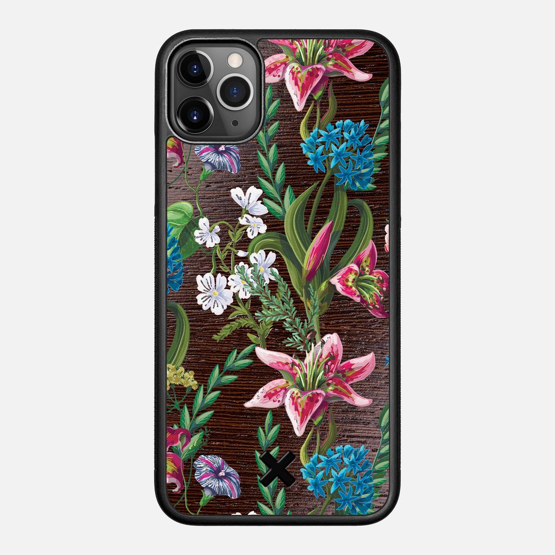 Stargazer Case for the Apple iPhone 11 Pro Max featuring a UV Printed Wenge Wood backer with the Keyway X Mark#Phone Model_iPhone 11 Pro Max