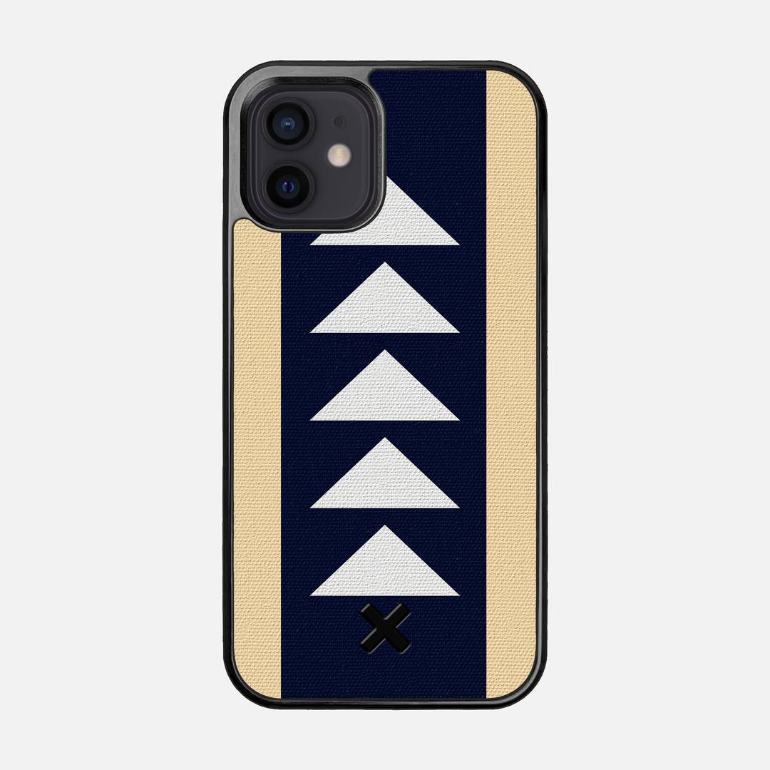Track Case for the Apple iPhone 12 featuring a UV Printed Cotton Canvas backer with the Keyway X Mark#Phone Model_iPhone 12