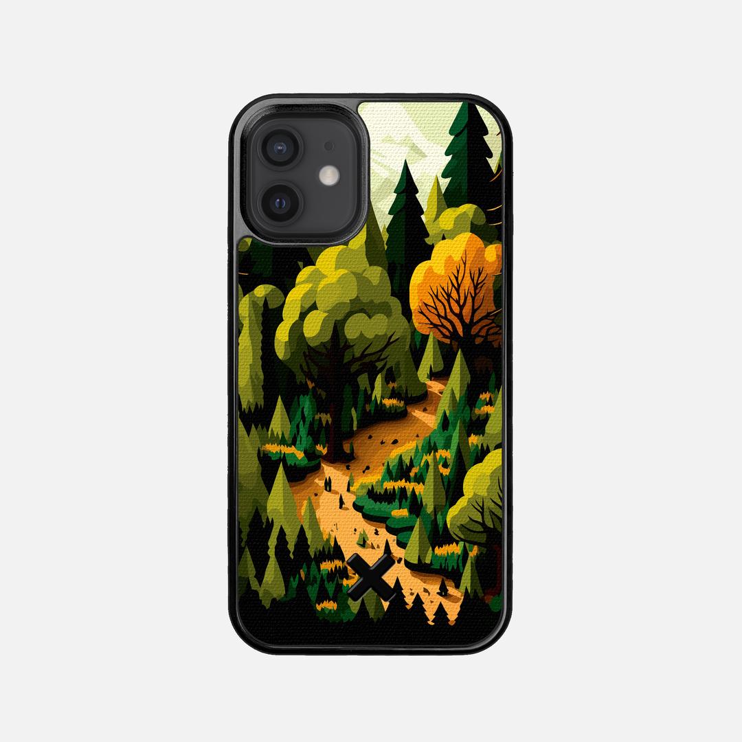 Evergreen Case for the Apple iPhone 12 Mini featuring a UV Printed Cotton Canvas backer with the Keyway X Mark#Phone Model_iPhone 12 Mini