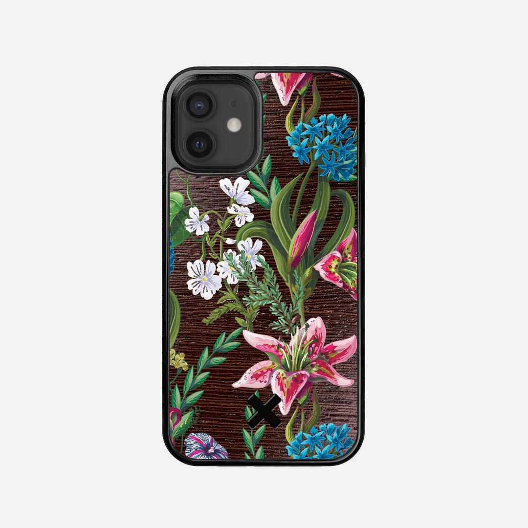 Stargazer Case for the Apple iPhone 12 Mini featuring a UV Printed Wenge Wood backer with the Keyway X Mark#Phone Model_iPhone 12 Mini
