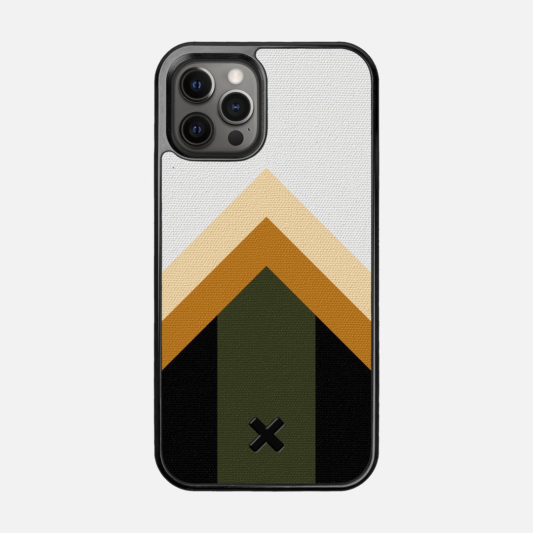 Ascent Case for the Apple iPhone 12 Pro featuring a UV Printed Cotton Canvas backer with the Keyway X Mark#Phone Model_iPhone 12 Pro