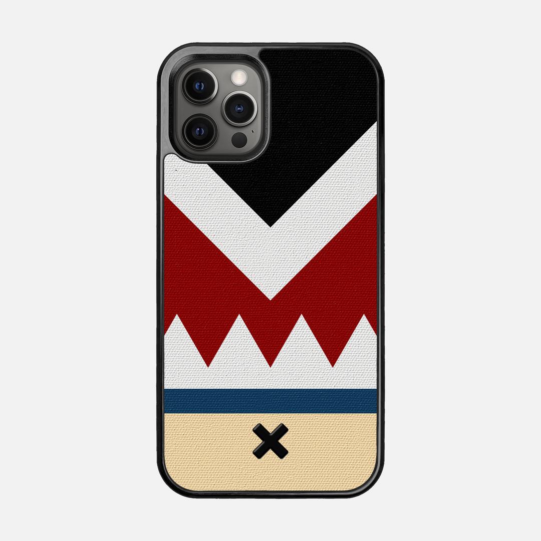 Cove Case for the Apple iPhone 12 Pro featuring a UV Printed Cotton Canvas backer with the Keyway X Mark#Phone Model_iPhone 12 Pro
