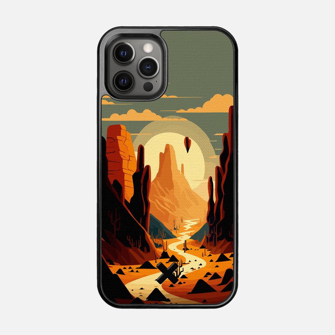Terra Case for the Apple iPhone 12 Pro featuring a UV Printed Cotton Canvas backer with the Keyway X Mark#Phone Model_iPhone 12 Pro
