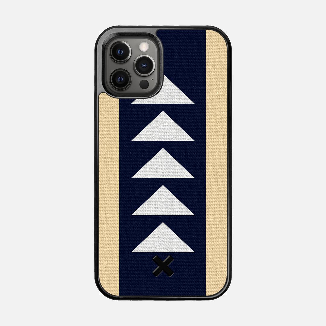 Track Case for the Apple iPhone 12 Pro featuring a UV Printed Cotton Canvas backer with the Keyway X Mark#Phone Model_iPhone 12 Pro