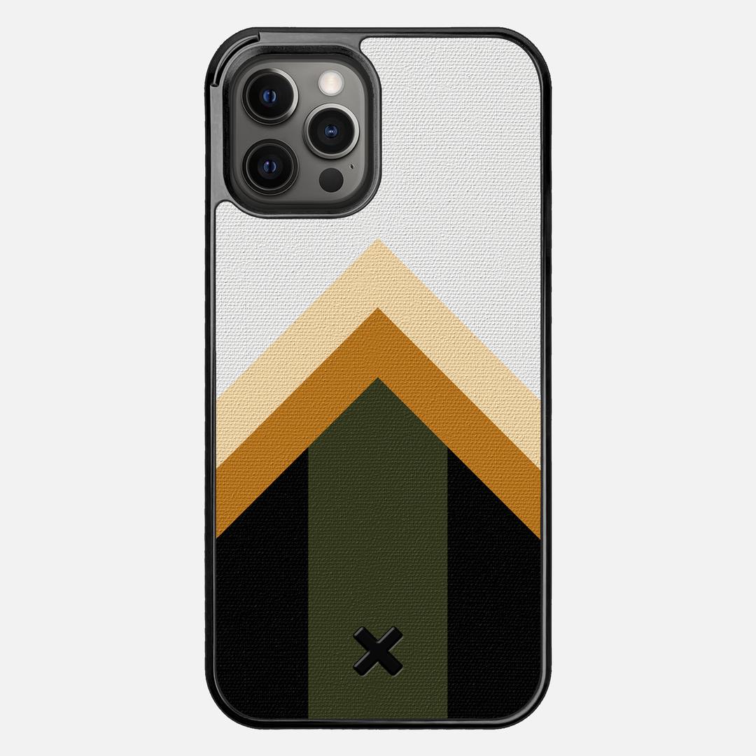 Ascent Case for the Apple iPhone 12 Pro Max featuring a UV Printed Cotton Canvas backer with the Keyway X Mark#Phone Model_iPhone 12 Pro Max