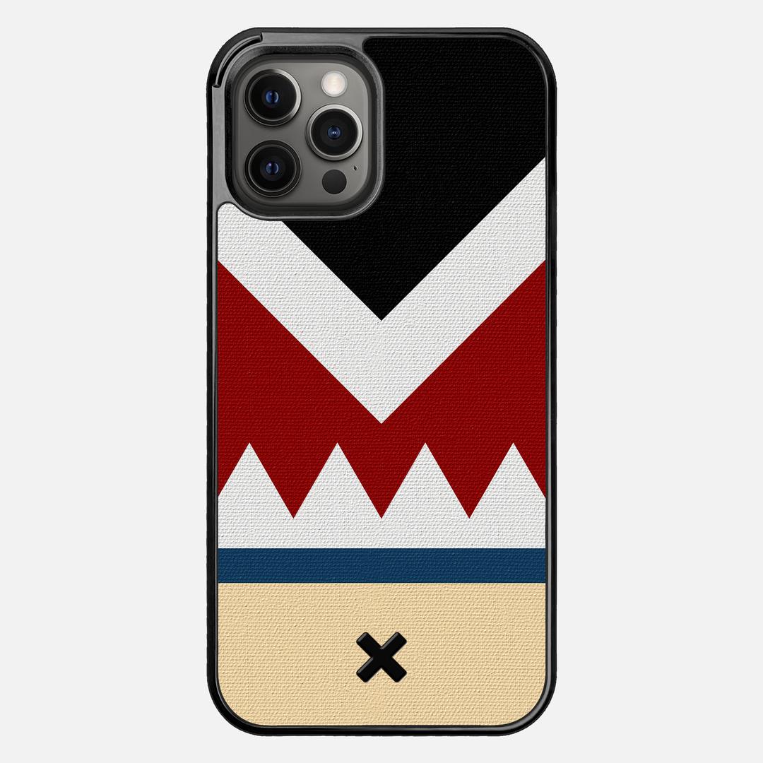 Cove Case for the Apple iPhone 12 Pro Max featuring a UV Printed Cotton Canvas backer with the Keyway X Mark#Phone Model_iPhone 12 Pro Max