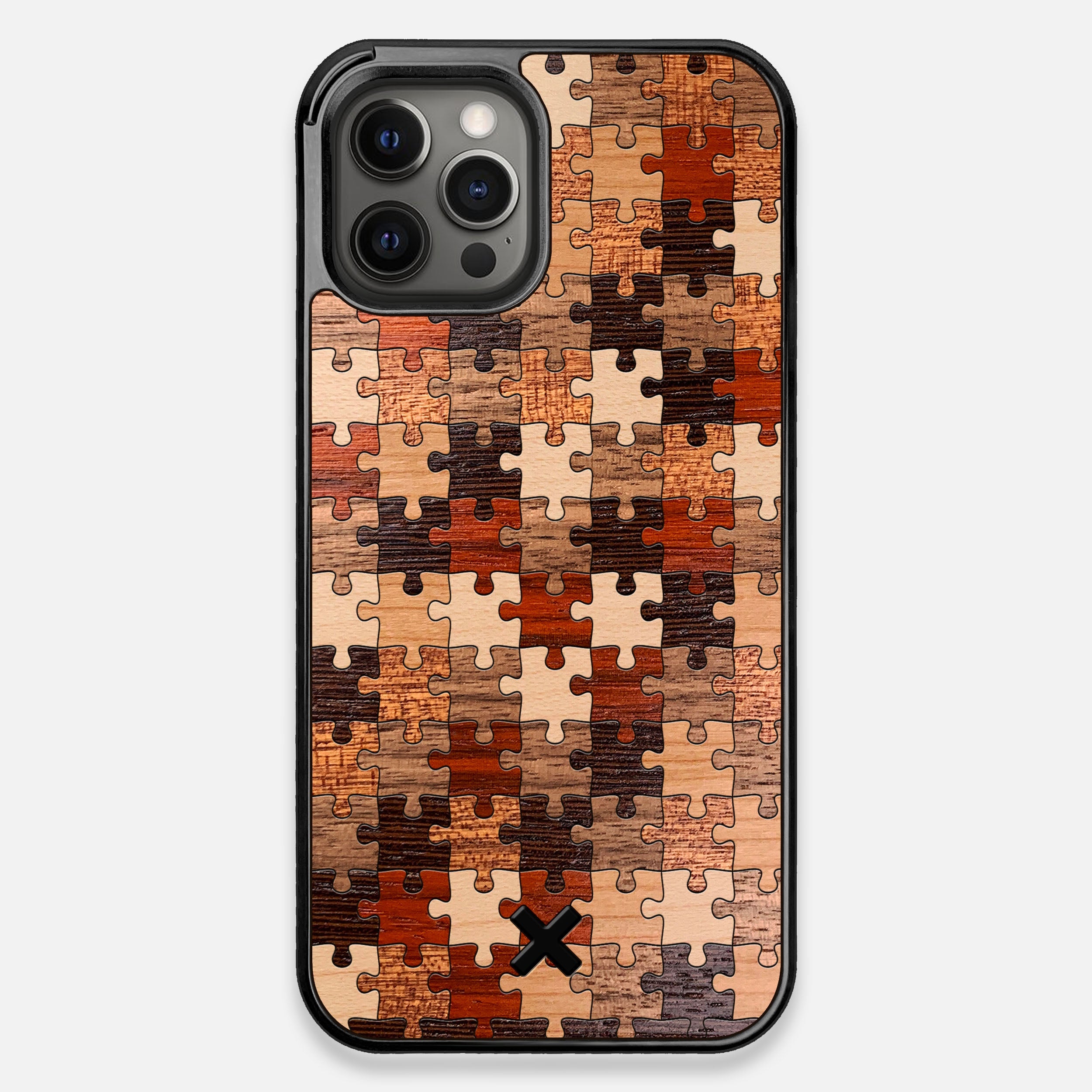 TPU/PC Sides of the Puzzle Wood iPhone 12 Pro Max Case by Keyway Designs