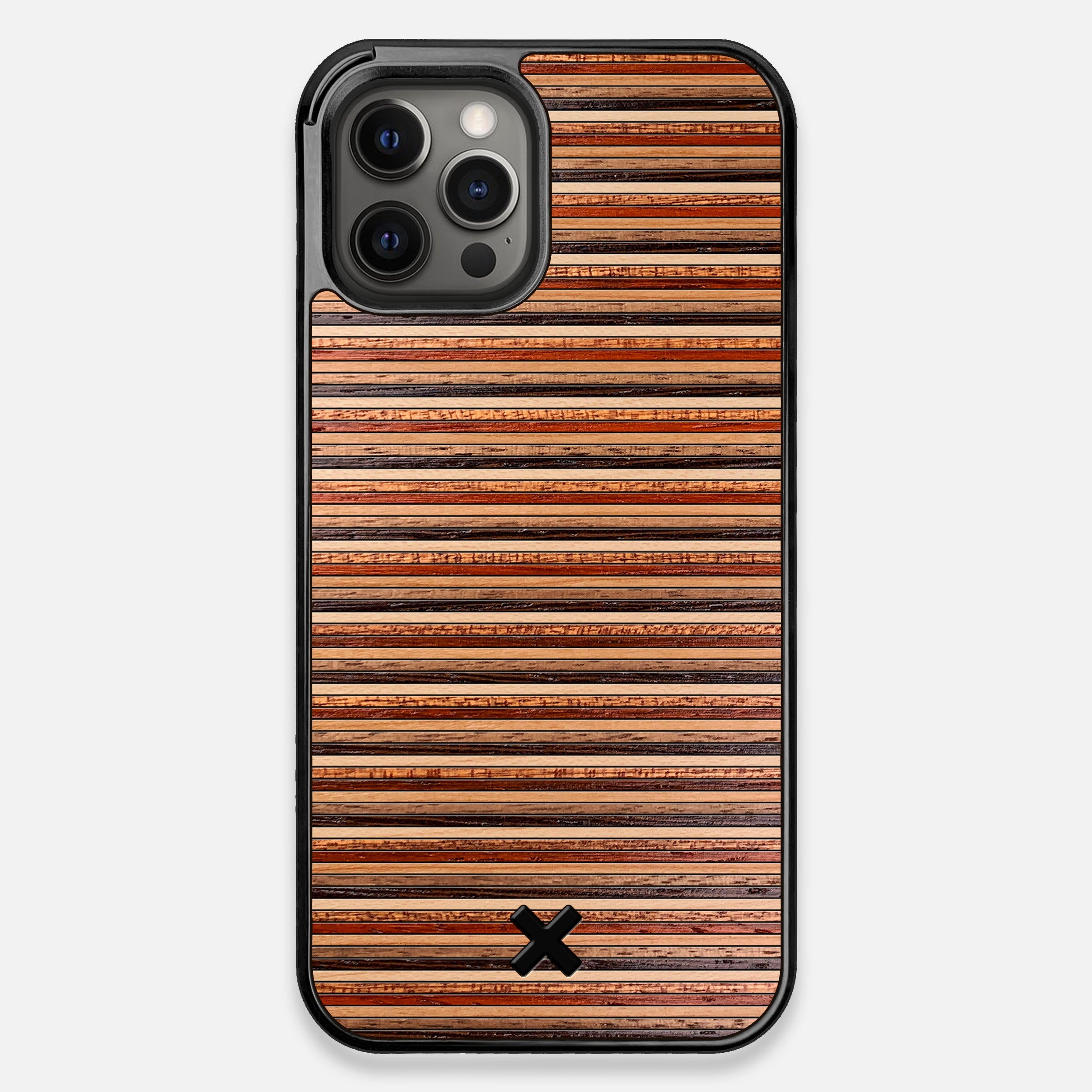 TPU/PC Sides of the Strata Wood iPhone 12 Pro Max Case by Keyway Designs