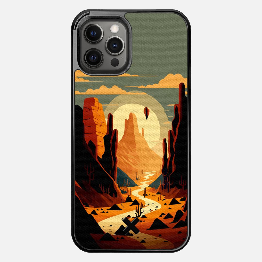 Terra Case for the Apple iPhone 12 Pro Max featuring a UV Printed Cotton Canvas backer with the Keyway X Mark#Phone Model_iPhone 12 Pro Max