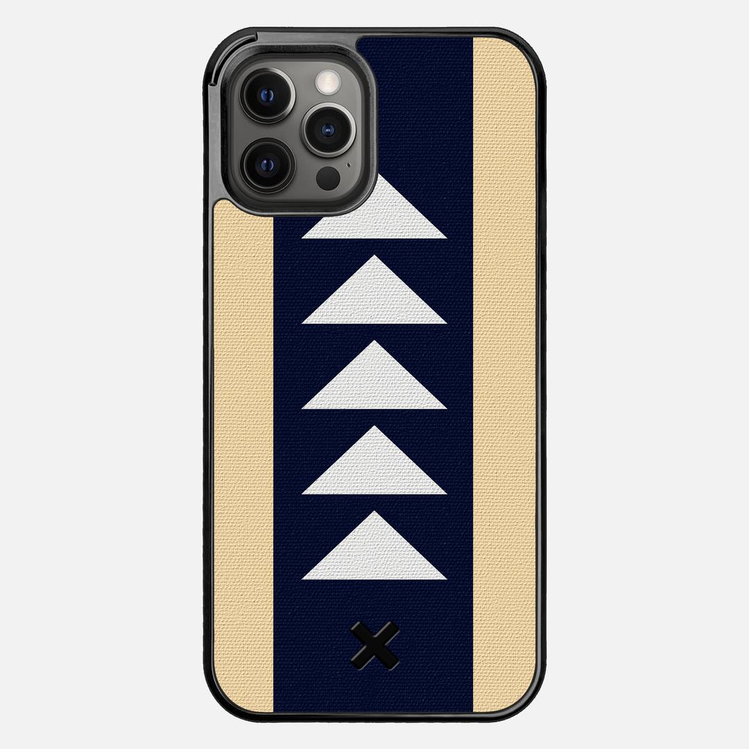 Track Case for the Apple iPhone 12 Pro Max featuring a UV Printed Cotton Canvas backer with the Keyway X Mark#Phone Model_iPhone 12 Pro Max