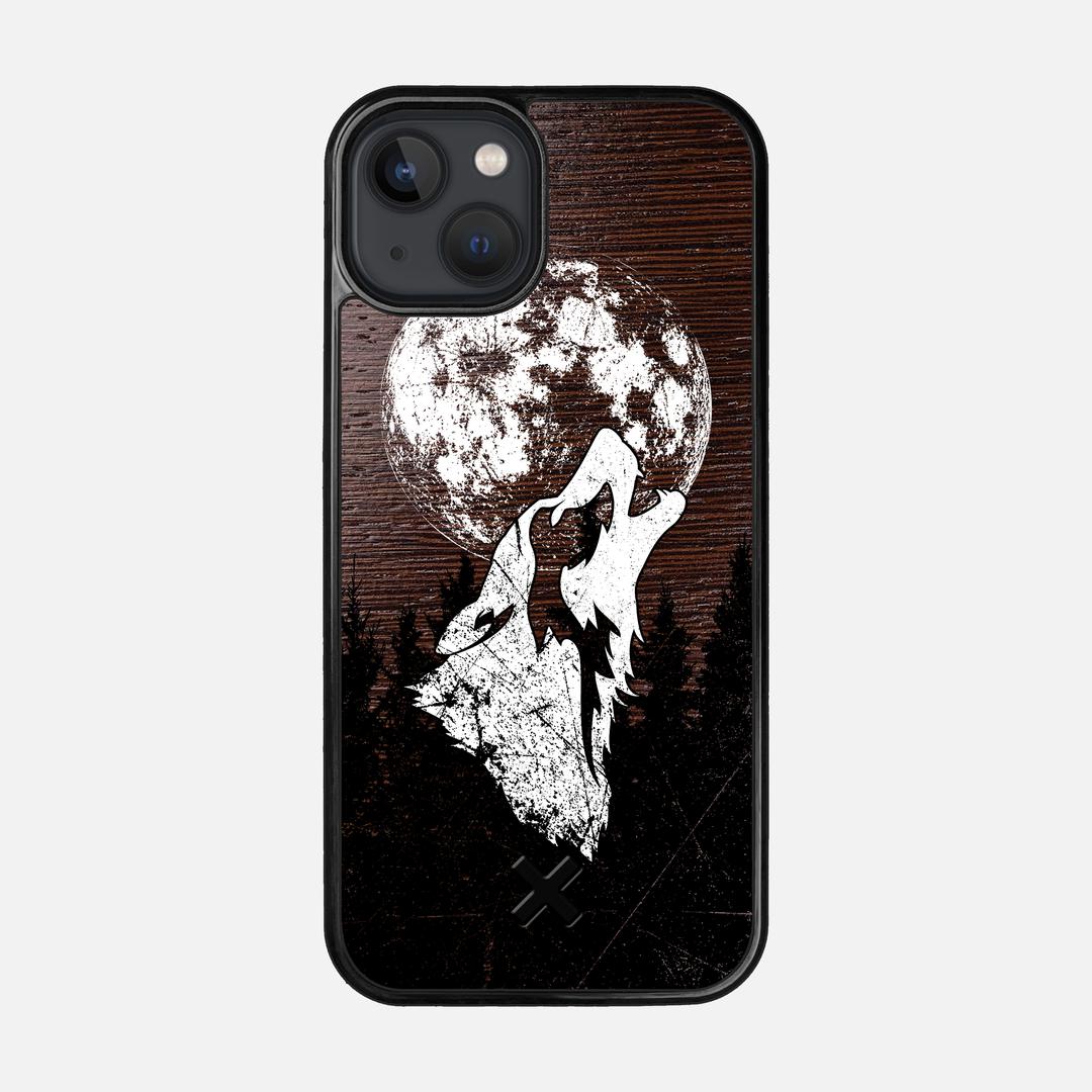 Howl Case for the Apple iPhone 13 featuring a UV Printed Wenge Wood backer with the Keyway X Mark#Phone Model_iPhone 13