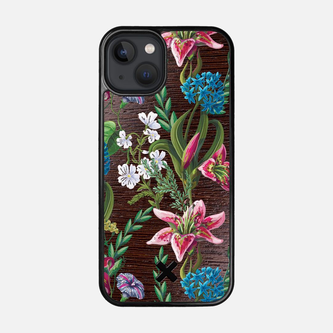Stargazer Case for the Apple iPhone 13 featuring a UV Printed Wenge Wood backer with the Keyway X Mark#Phone Model_iPhone 13