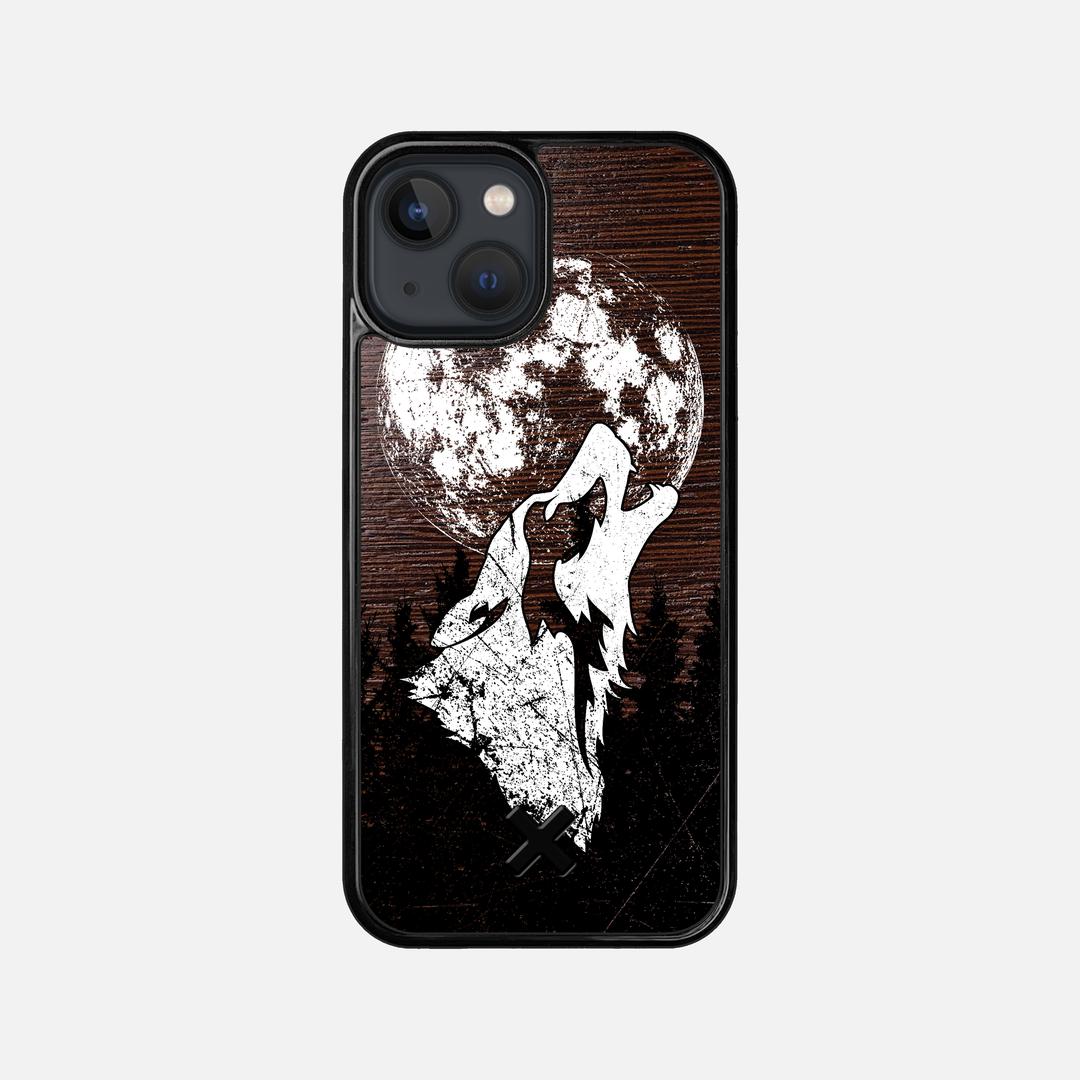 Howl Case for the Apple iPhone 13 Mini featuring a UV Printed Wenge Wood backer with the Keyway X Mark#Phone Model_iPhone 13 Mini