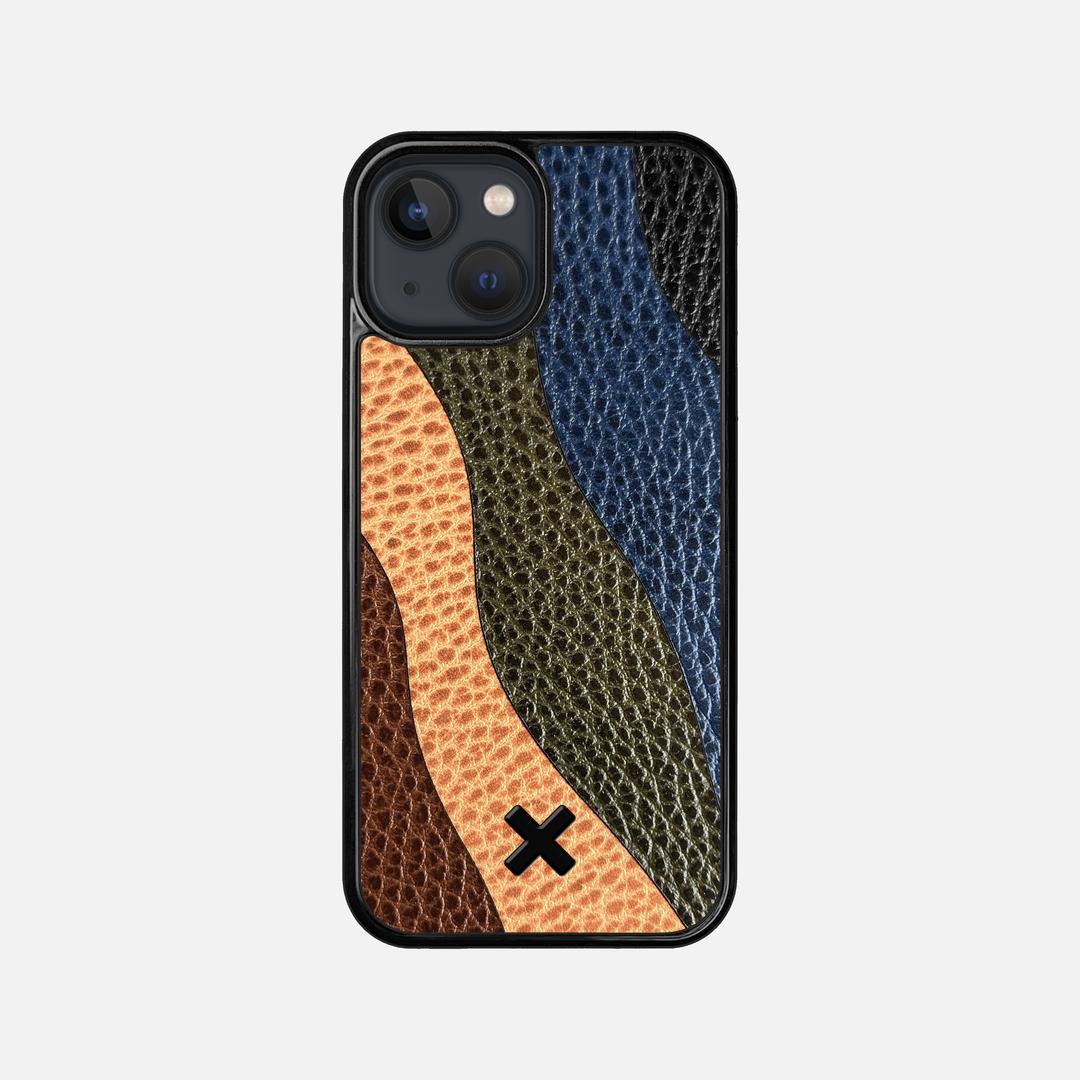 Sable Leather Case for the Apple iPhone 13 Mini featuring a Genuine Leather backer with the Keyway X Mark#Phone Model_iPhone 13 Mini