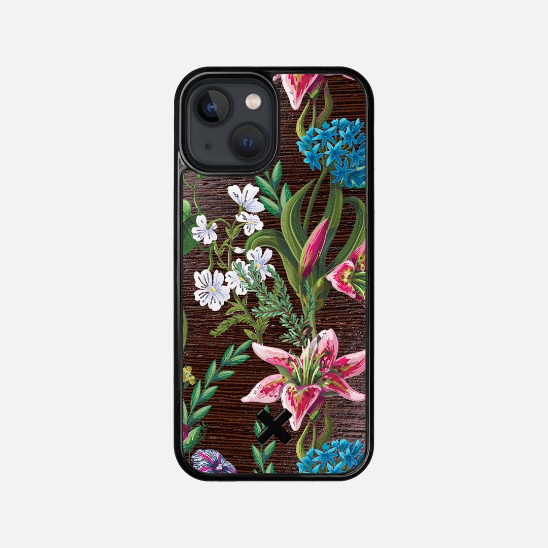 Stargazer Case for the Apple iPhone 13 Mini featuring a UV Printed Wenge Wood backer with the Keyway X Mark#Phone Model_iPhone 13 Mini