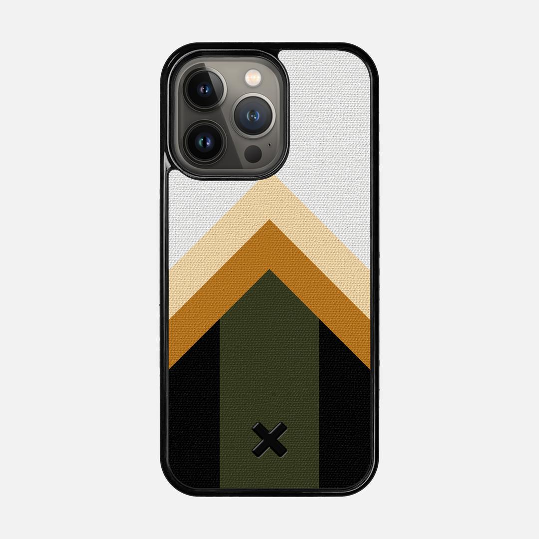 Ascent Case for the Apple iPhone 13 Pro featuring a UV Printed Cotton Canvas backer with the Keyway X Mark#Phone Model_iPhone 13 Pro